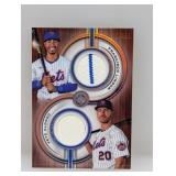 2024 Topps Tribute 2x Relic Lindor/Alonso /199