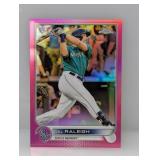 2022 Topps Chrome Pink Refractor Cal Raleigh RC