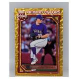 2023 Elite Extra Ed Skenes Gold Primary Colors