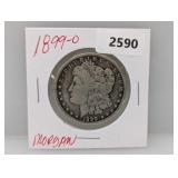 1899-O 90% Silver Morgan $1 Dollar