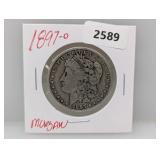 1897-O 90% Silver Morgan $1 Dollar