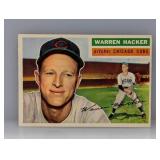 1956 Topps Warren Hacker 282 High #