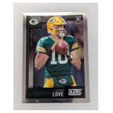 2020 Score Jordan Love Chrome Rookie #444