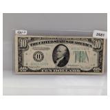 1934-D St Louis $10 Fed Reserve Note