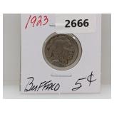 1923 Buffalo Nickel