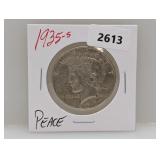1935-S 90% Silver Peace $1 Dollar