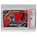 2023 Zenith Behind Numb Red Prizm CJ Stroud PSA 10
