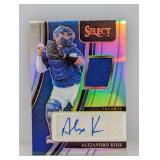 2022 Select Alejandro Kirk Auto Relic SP 143/199