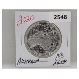 2020 1oz .999 Silv Australia $1 Dollar