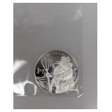 1oz .999 Silver Trident  Round
