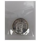 1oz .999 Silv Statue of Liberty Round