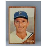1962 Topps Ed Roebuck  535 High # Stain
