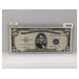 1953 $5 Silver Certificate