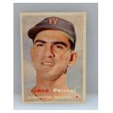 1957 Topps Camilo Pascual 211
