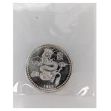 2012 1oz .999 Silv Yr of the Dragon