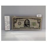 1934 Boston MA $50 Fed Reserve Note