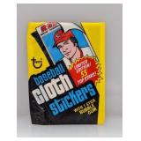 1977 Topps Cloth Stickers Unopened Wax Pack