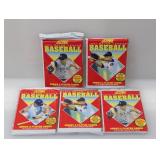 (5) 1992 Score baseball series 2 packs