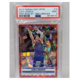 2019 Luka Doncic Optic Red Cracked Ice Prizm PSA 9