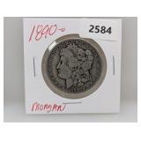 1890-O 90% Silver Morgan $1 Dollar