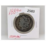 1889-O 90% Silver Morgan $1 Dollar