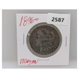 1896-O 90% Silver Morgan $1 Dollar