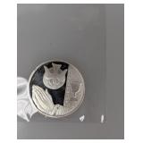 2009 1oz .999 Silv Christian Comm Round