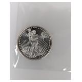 1oz .999 Silver Towne Round