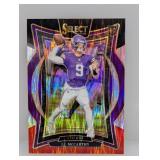 2024 Select JJ McCarthy Black & Red Shock Prizm