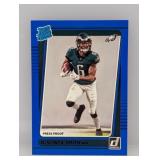 2021 Rated RC DeVonta Smith Blue RC Press Proof