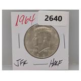1964 90% Silver JFK Half $1 Dollar
