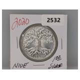 2020 1oz .999 Silv NIUE $2 Dollars