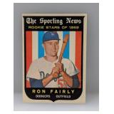 1959 Topps Ron Fairly 125 Rookie Card