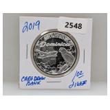 2019 1oz .999 Silver Caribbean Bank