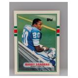 1989 Topps Barry Sanders #83T Rookie Card