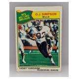 1978 Topps OJ Simpson #453 Creases