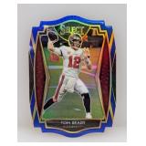 2020 Select Blue Refractor Tom Brady 101