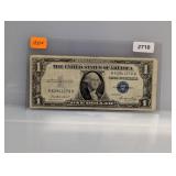 1935-E Blue Seal $1 Silver Certificate