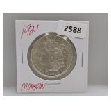 1921 90% Silver Morgan $1 Dollar