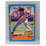 1987 Donruss Highlights #17 Don Mattingly BASEBALL