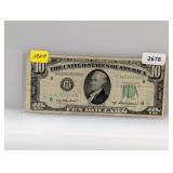 1950-B St Louis MO $10 Fed Reserve Note