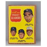 1962 Topps STRIKEOUT LEADERS 60 KOUFAX/DRYSDALE
