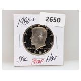 1980-S PF JFK Half $1 Dollar