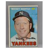 1967 Topps Mickey Mantle #150 Crease