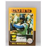 1975 Topps Bill Madlock #104 Crease