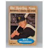 1962 Topps Bill Mazeroski 391 HOF