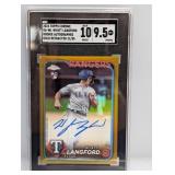 2024 Topps Ch Gold Ref Lanford RC Auto /50 SGC 9.5