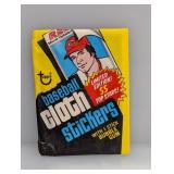 1977 Topps Cloth Stickers Unopened Wax Pack