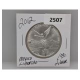 2012 1oz .999 Silver Mexico Libertad