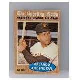 1962 Topps Orlando Cepeda 390 HOF Surface